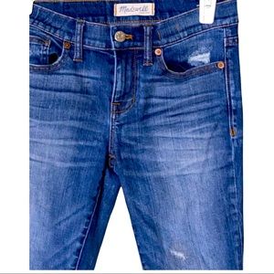 EUC MADEWELL FACTORY DISTRESSED SKINNY SKINNY